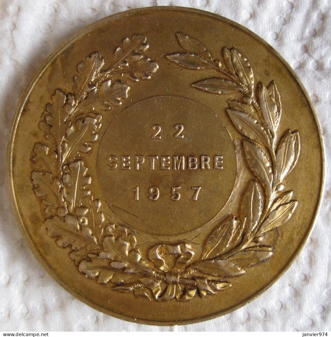 Médaille Epreuve Nationale De Régularité R.A.M.C.S. Schaerbeek – Houffalize, 1957, Course De Voiture - Sonstige & Ohne Zuordnung