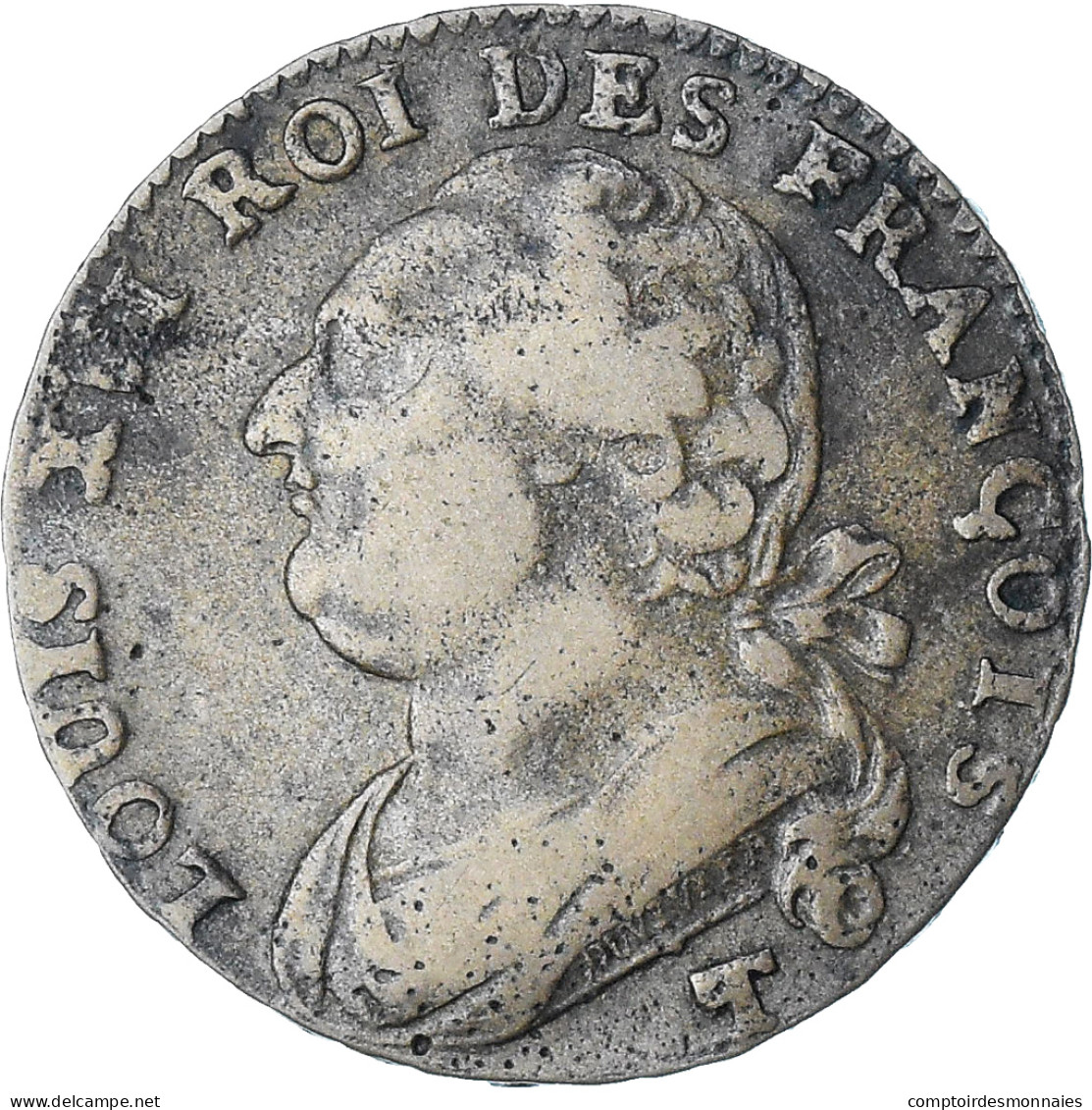 France, Louis XVI, 12 Deniers François, 1792 / AN 4, Nantes Ou Saumur, TB+ - Otros & Sin Clasificación