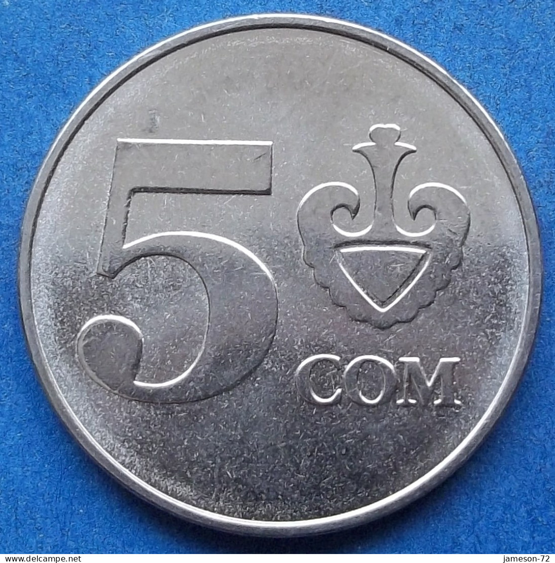 KYRGYZSTAN - 5 Som 2008 KM# 16 Independent Republic (1991) - Edelweiss Coins - Kyrgyzstan