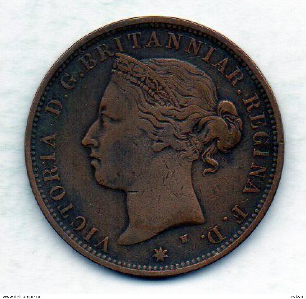 JERSEY, 1/12 Shilling, Bronze, Year 1877, KM # 8 - Jersey