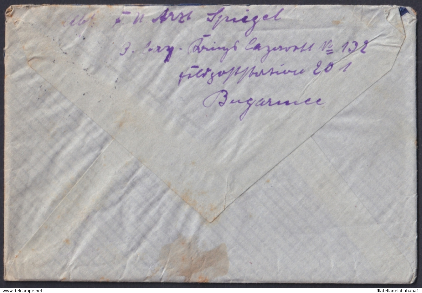 F-EX45897 GERMANY WWI FELDPOST 1916 KRIEGSLAZARETT MEDICINE HOSPITAL + LETTER.  - Other & Unclassified