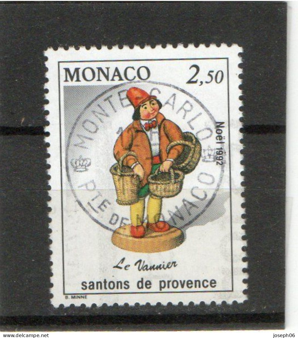 MONACO    1992  Y.T. N° 1846  Oblitéré - Gebraucht