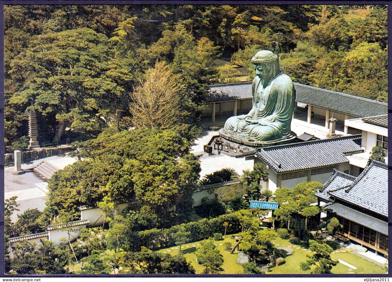 Action !! SALE !! ⁕ JAPAN ⁕ Great Buddha Kamakura Statue, Himeji Castle, Shizuoka Mount - Bulle Train ⁕ 4v Postcard - Verzamelingen & Kavels