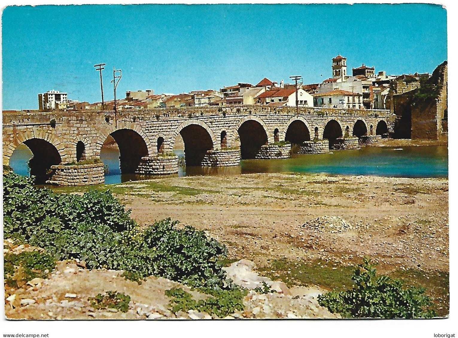 PUENTE ROMANO / ROMAN BRIDGE.-  MERIDA.- ( ESPAÑA ) - Mérida