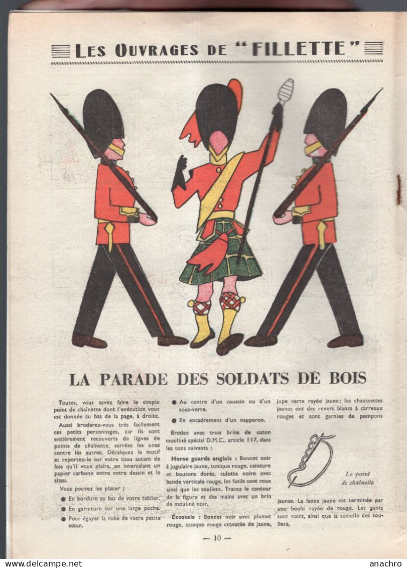 Magazine FILLETTE  N°394 De 1954 AGGIE LILI Le Capitaine FRACASSE - Fillette