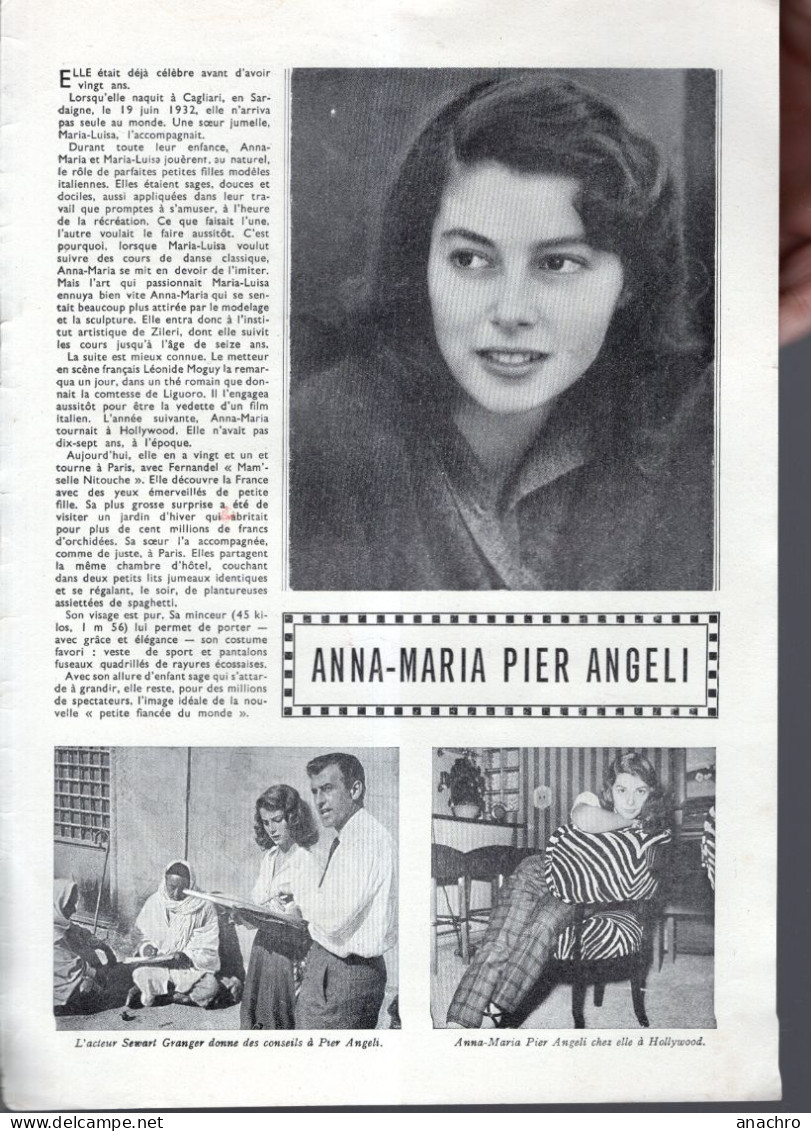 Magazine FILLETTE  N°394 De 1954 AGGIE LILI Le Capitaine FRACASSE - Fillette