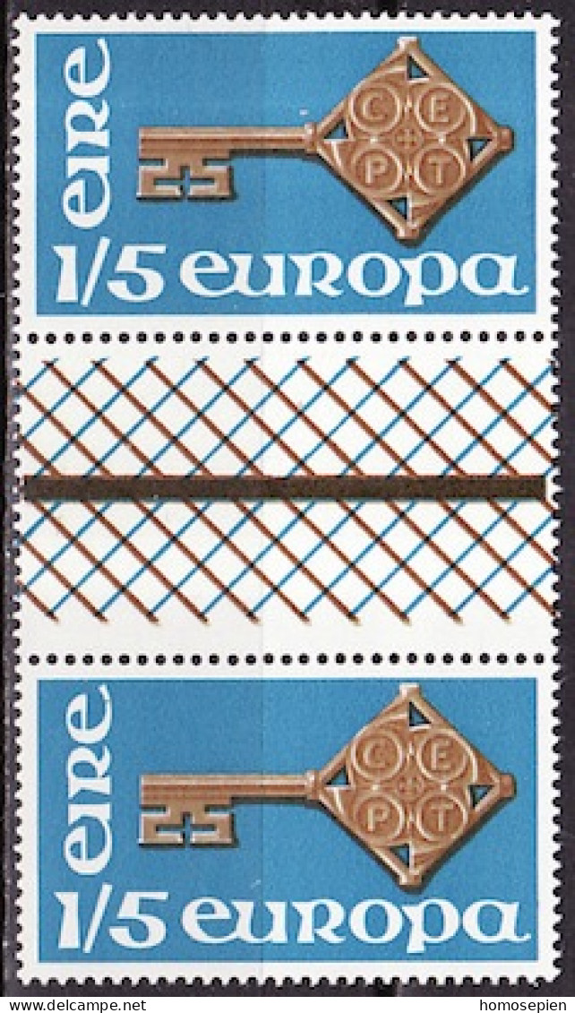 Europa CEPT 1968 Irlande - Ireland - Irland Y&T N°IP203 à IP204 - Michel N°ZW202 à ZW203 *** - Interpanneau - 1968