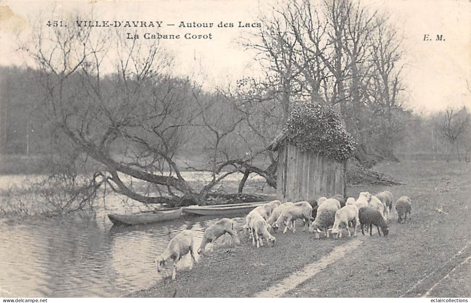 Ville D'Avray         92        Autours Des Lacs. La Cabane Corot                  (voir Scan) - Ville D'Avray