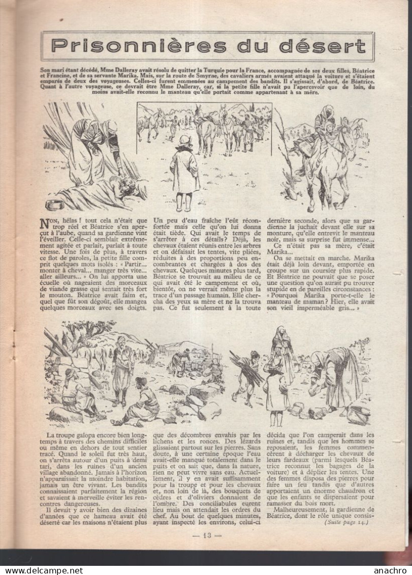 Magazine FILLETTE  N°401 De 1954 Les Esquimaux AGGIE LILI Le Capitaine FRACASSE - Fillette