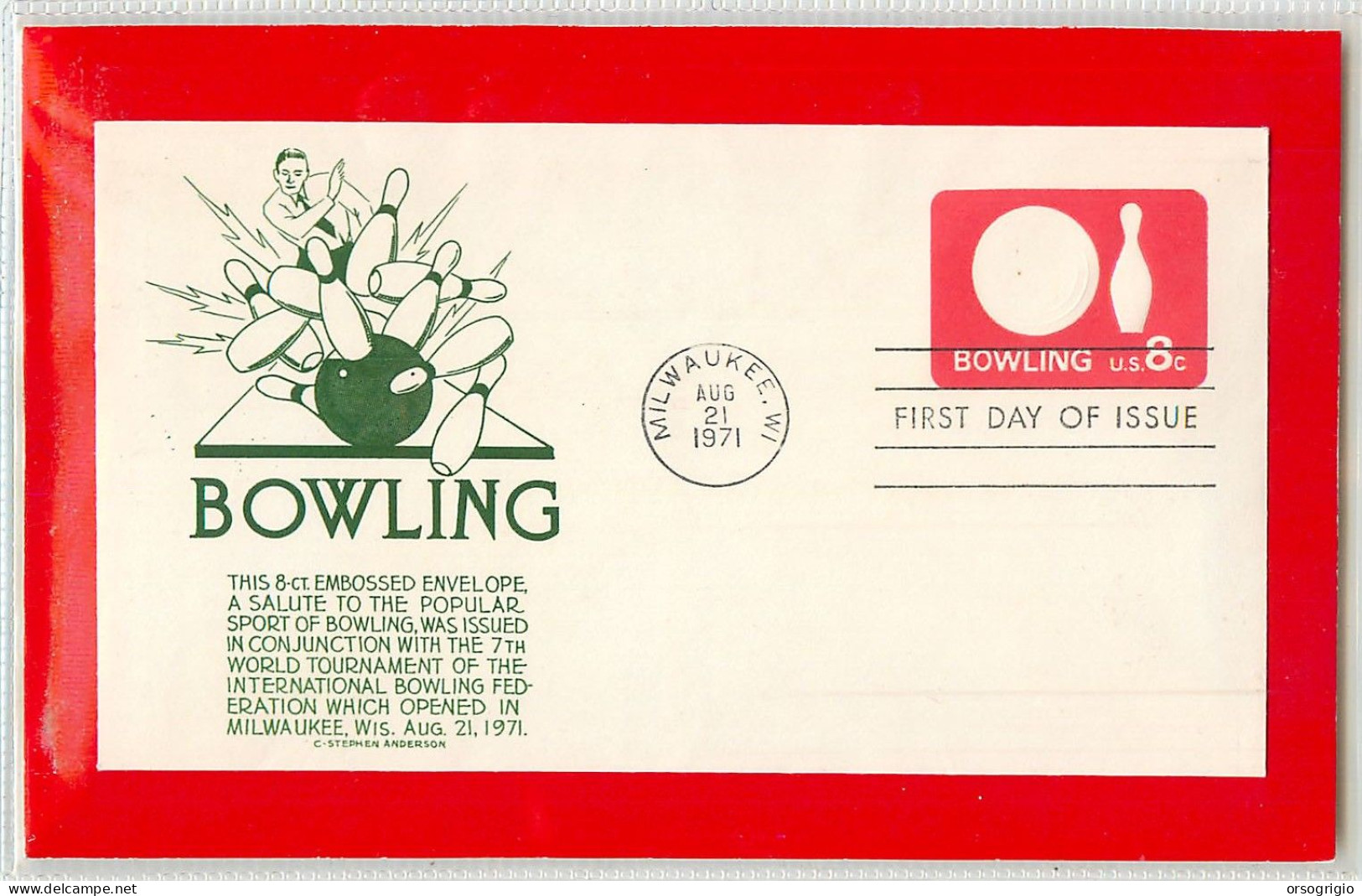 USA - Intero Postale - Ganzsachen - Stationery - BOWLING - 1961-80