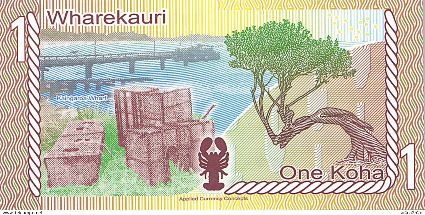 Chatham Islands  1 Koha 29 Novembre 2013 UNC Polymer Emission Privée - Specimen