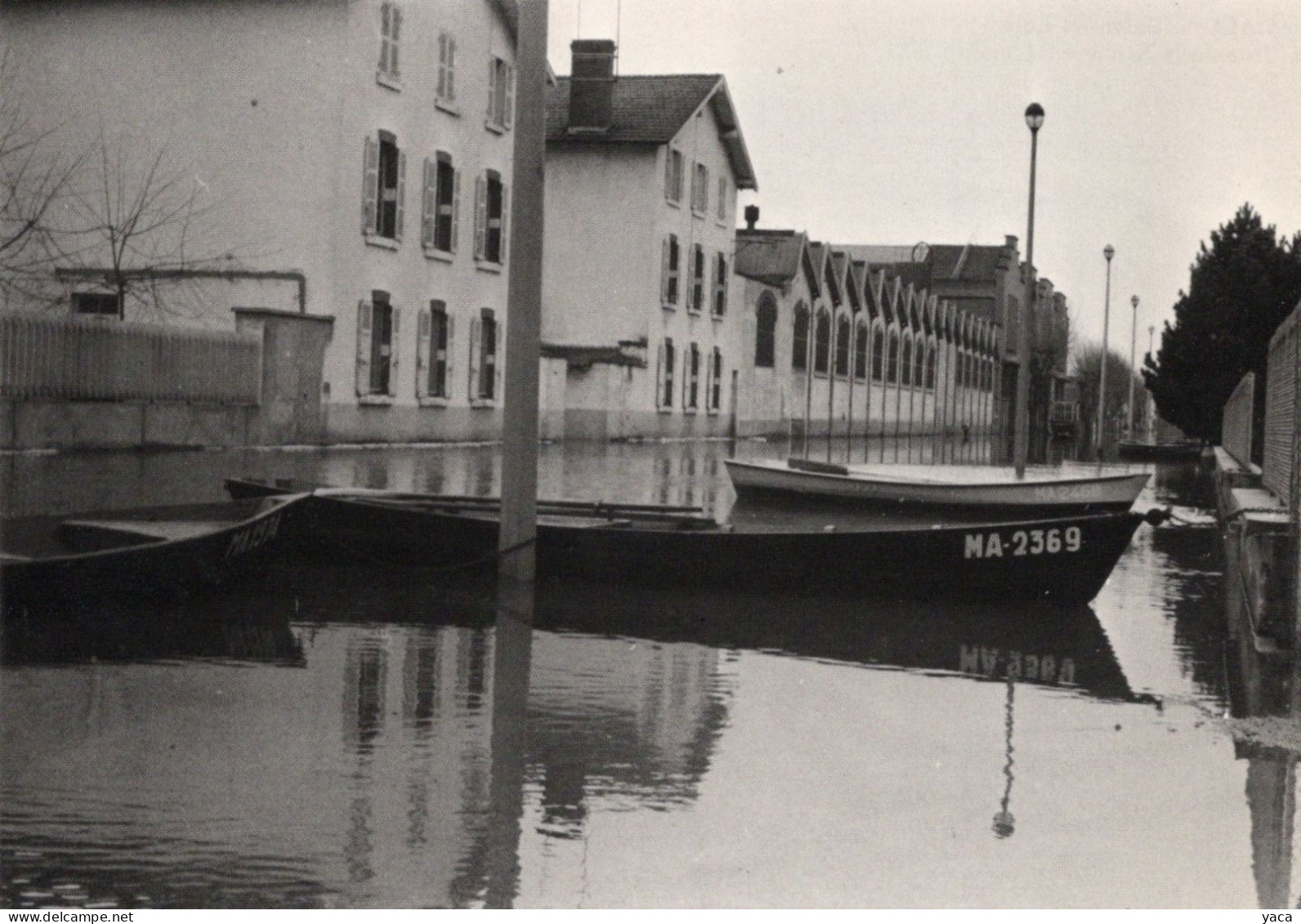 Macon - Inondations 1981 - Rue De La République - Inondations