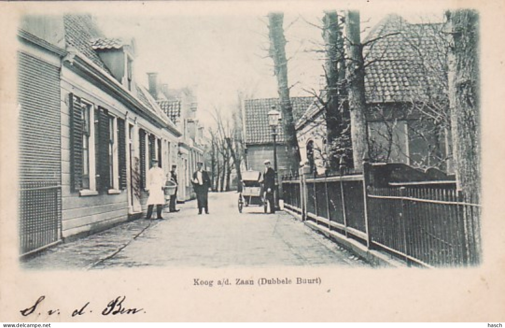 4845161Koog A / D Zaan, Dubbele Buurt Rond 1900.  - Zaanstreek