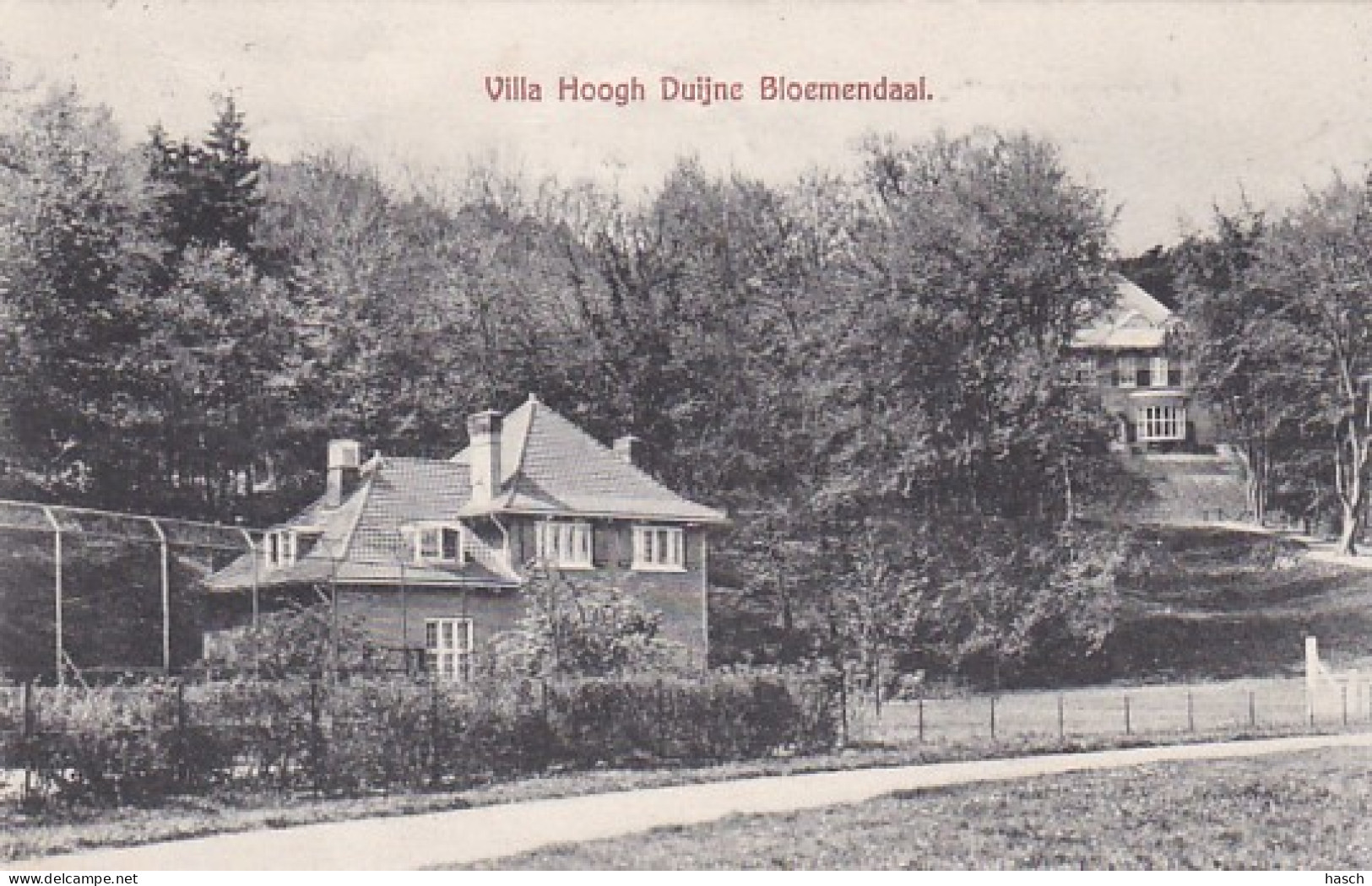 484486Bloemendaal, Villa Hoogh Duijne. 1906. - Bloemendaal