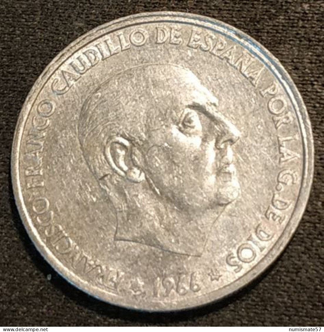 ESPAGNE - ESPANA - SPAIN - 50 CENTIMOS 1966 ( 1968 ) - Franco - KM 795 - 50 Centiem