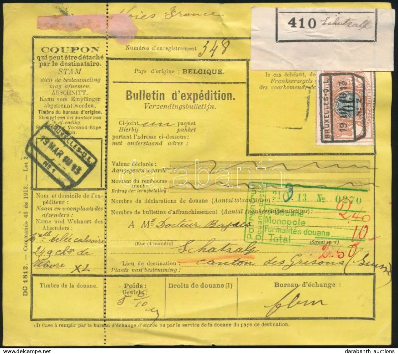 Belgium 1910 - Other & Unclassified