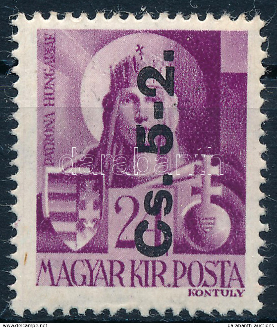 * 1946 Betűs Cs.5-2./24f Fordított Felülnyomással - Autres & Non Classés