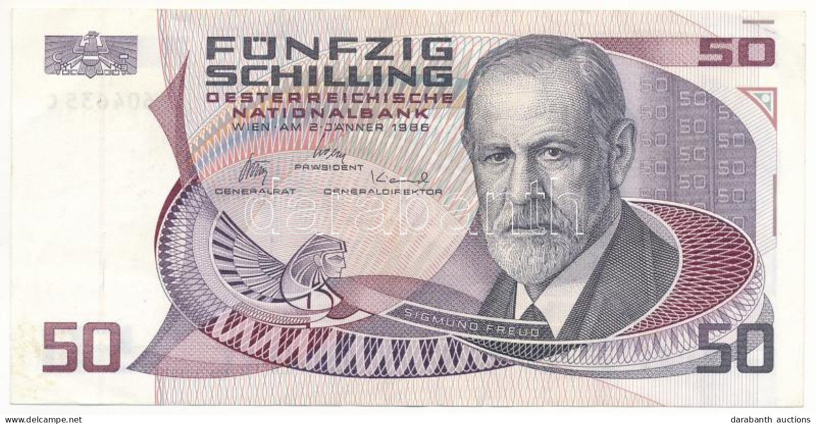 Ausztria 1986. 50Sch T:F Austria 1986. 50 Schilling C:F - Ohne Zuordnung