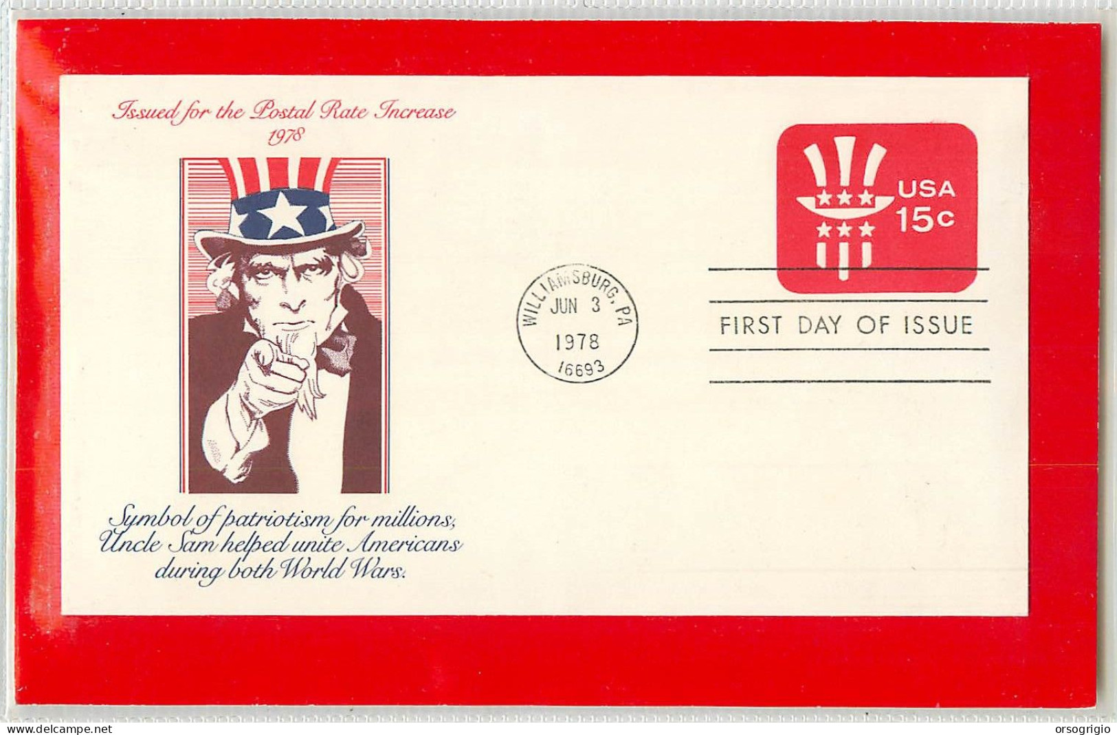 USA - Intero Postale - Ganzsachen - Stationery -  15c. - 1961-80