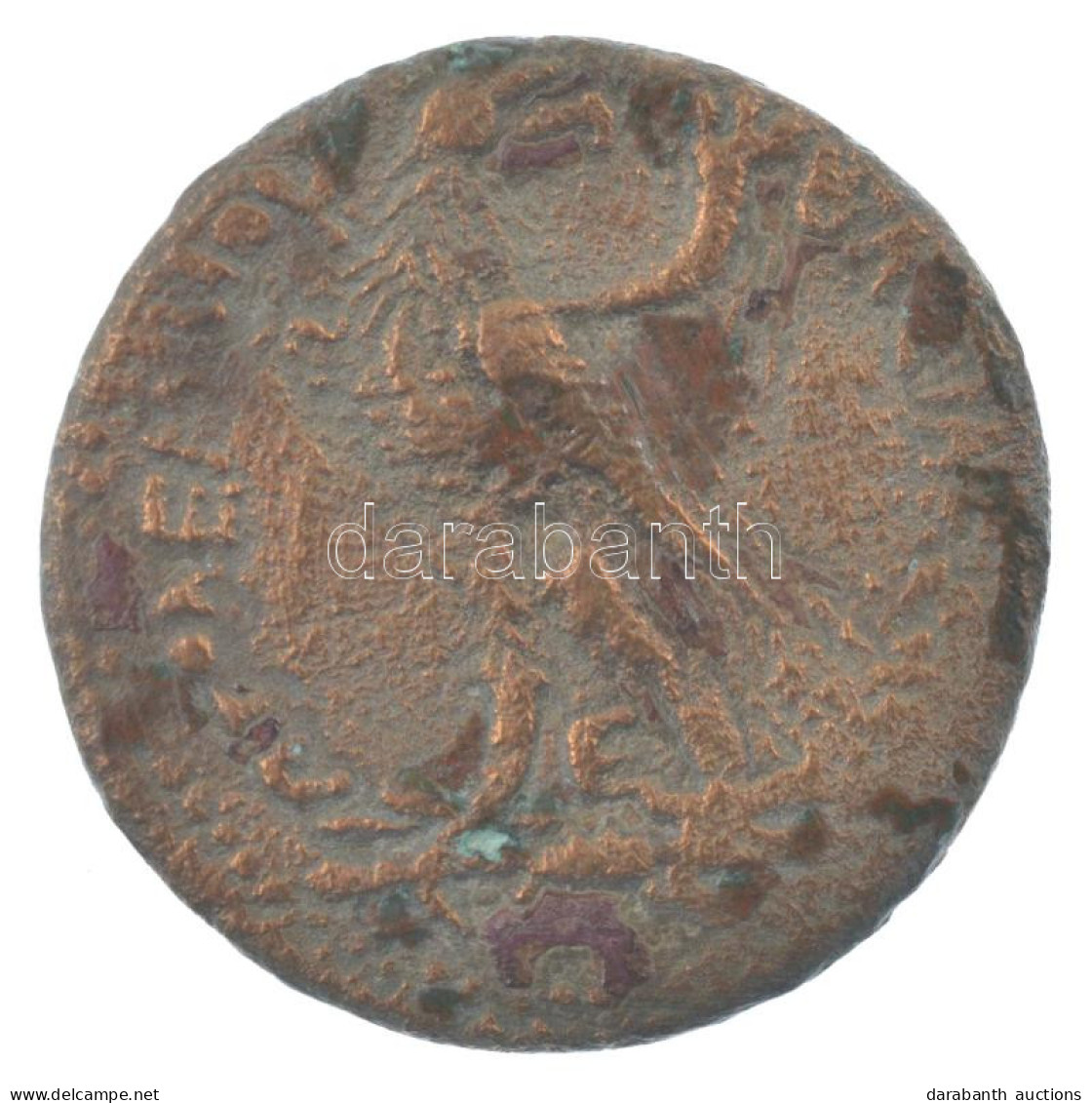 Ptolemaida Egyiptom / III. Ptolemaiosz Euergetész Kr. E. 246-222. AE Tetrobol (37mm/40,67g) T:F Ptolemaic Kingdom / Ptol - Zonder Classificatie