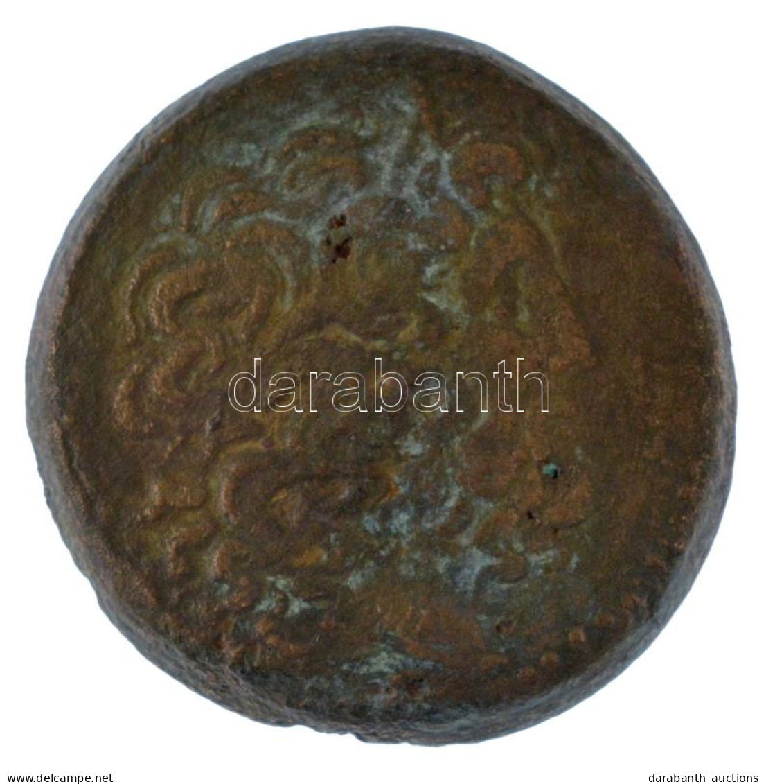 Ptolemaida Egyiptom / III. Ptolemaiosz Euergetész Kr. E. 246-222. AE Tetrobol (37mm/38,54g) T:F Patina Ptolemaic Kingdom - Zonder Classificatie