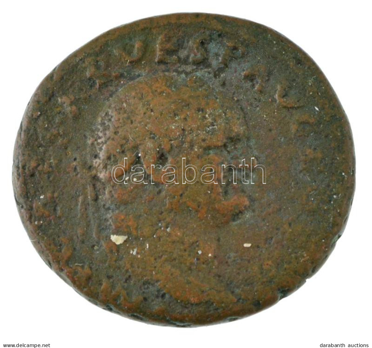 Római Birodalom / Róma / Vespasianus 76. As Bronz (11,36g) T:F Roman Empire / Rome / Vespasian 76. As Bronze "[IMP] CAES - Zonder Classificatie