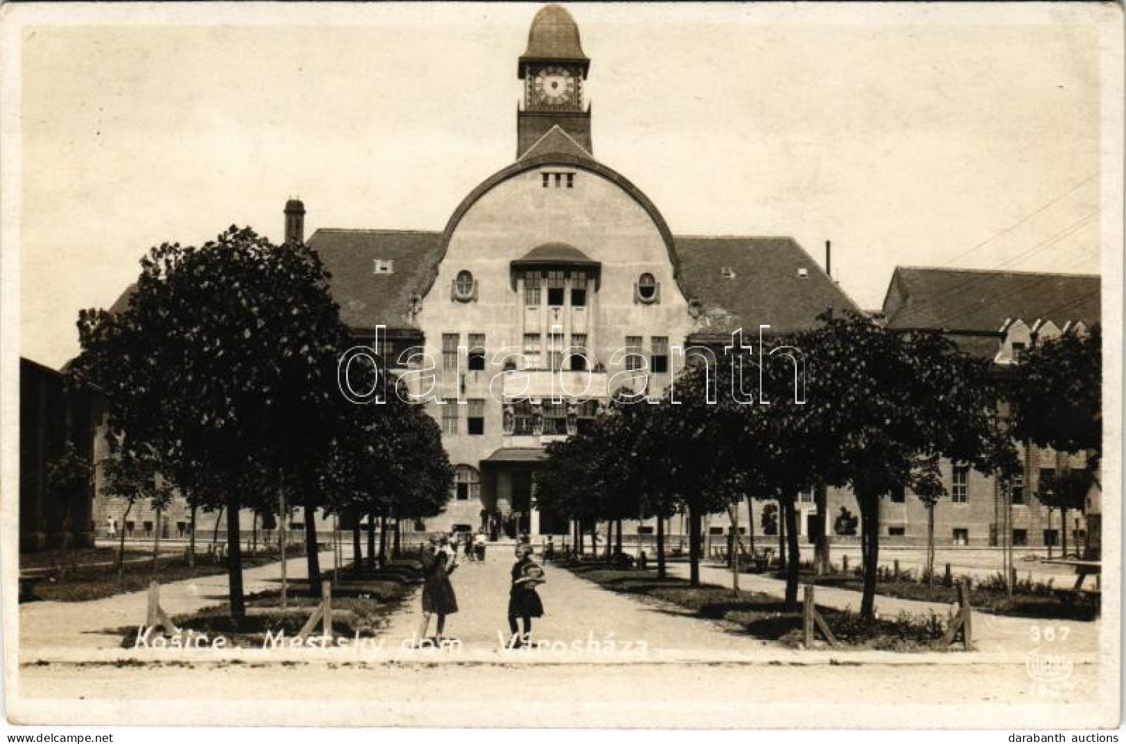 ** T1/T2 Kassa, Kosice; Városháza / Town Hall. Lichtig 367. - Unclassified