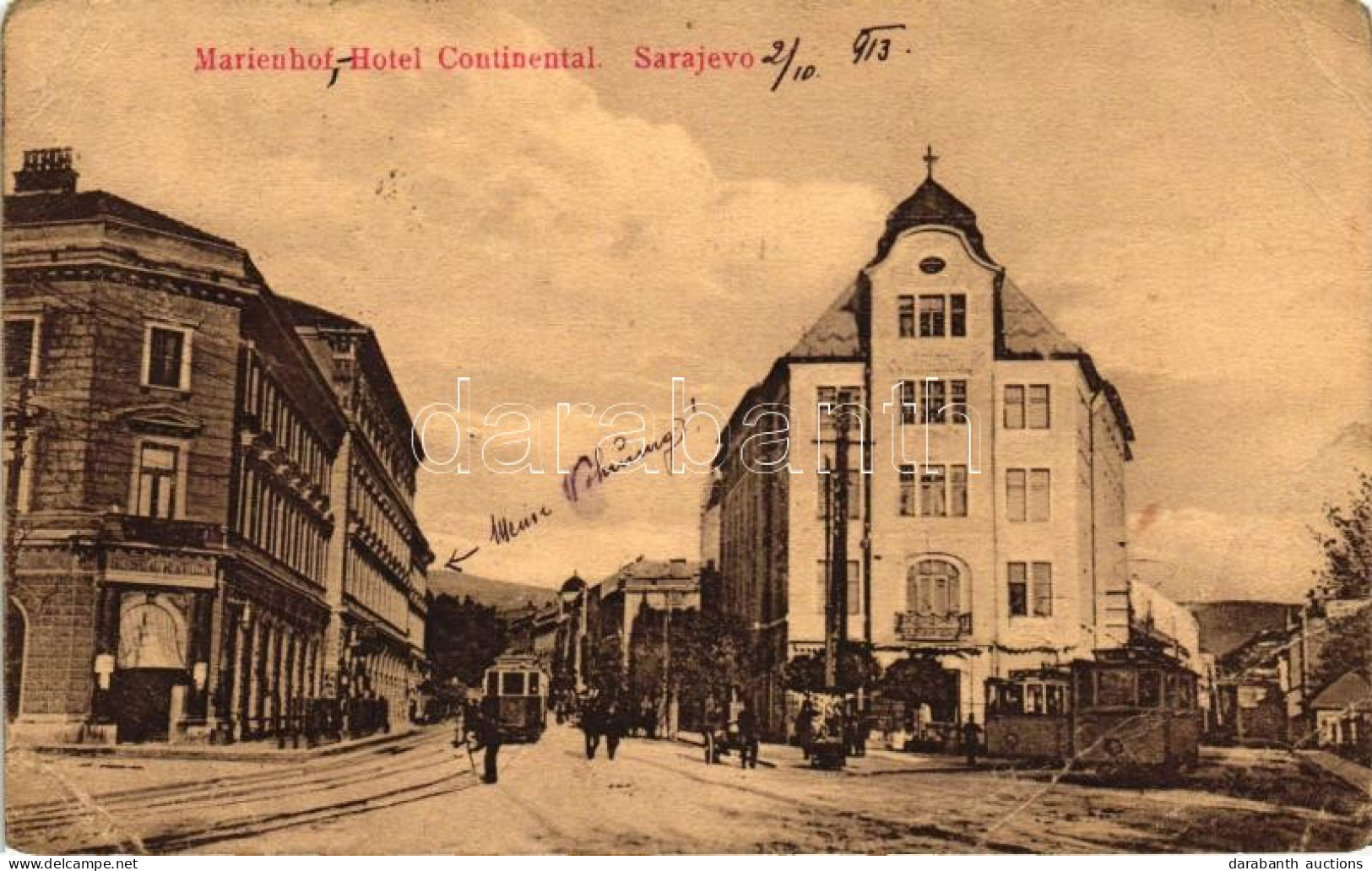 * T3/T4 Sarajevo, Marienhof Hotel Continental, Tram (fa) - Unclassified