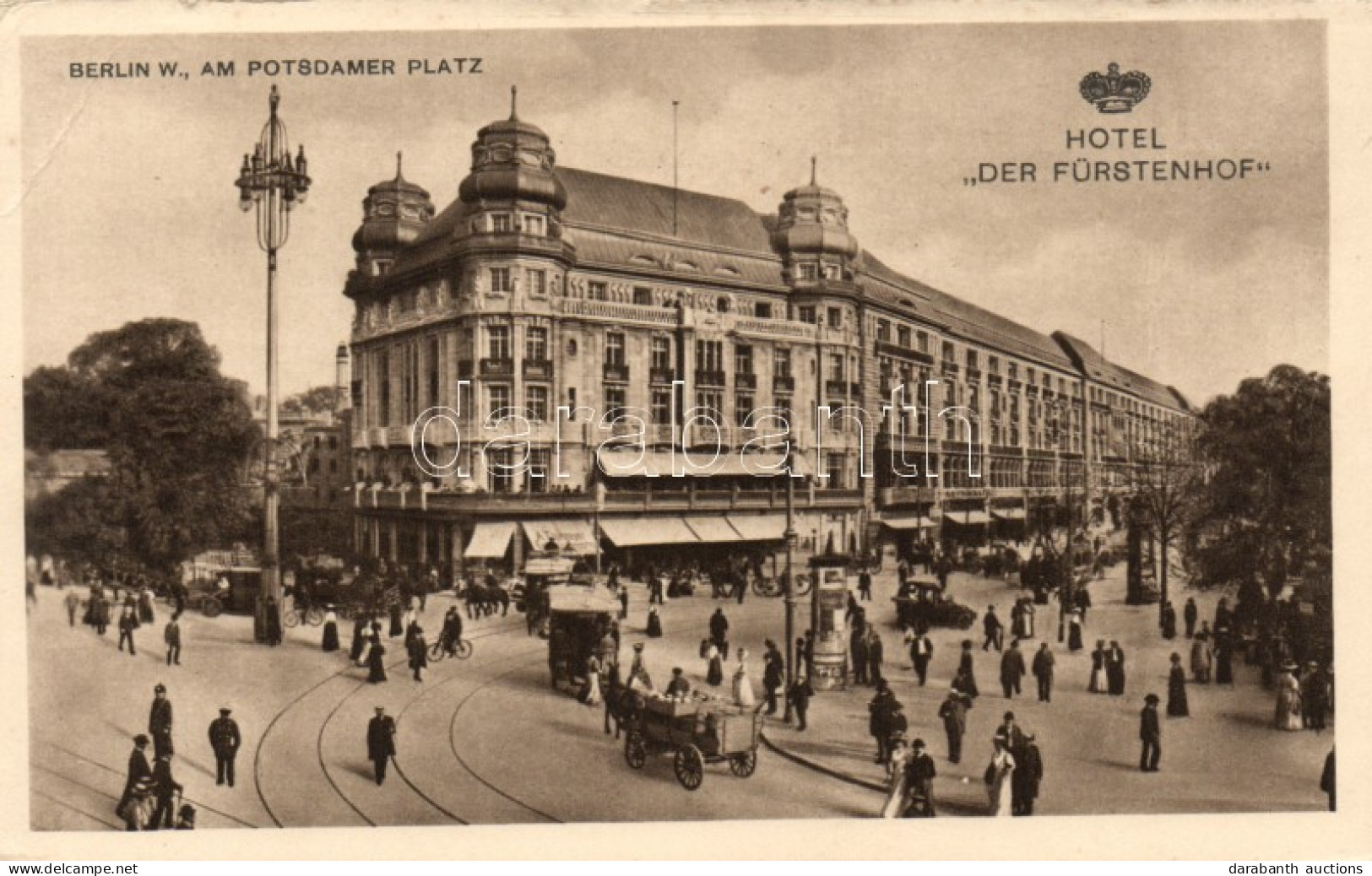 * T2/T3 Berlin, Potsdamer Platz, Hotel Der Fürstenhof / Square, Hotel, Automobiles (EK) - Non Classés