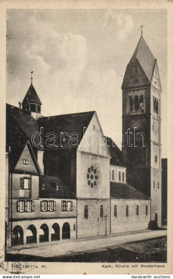 T2 Frankfurt Am Main - Höchst Catholic Church With Bruderhaus - Non Classés