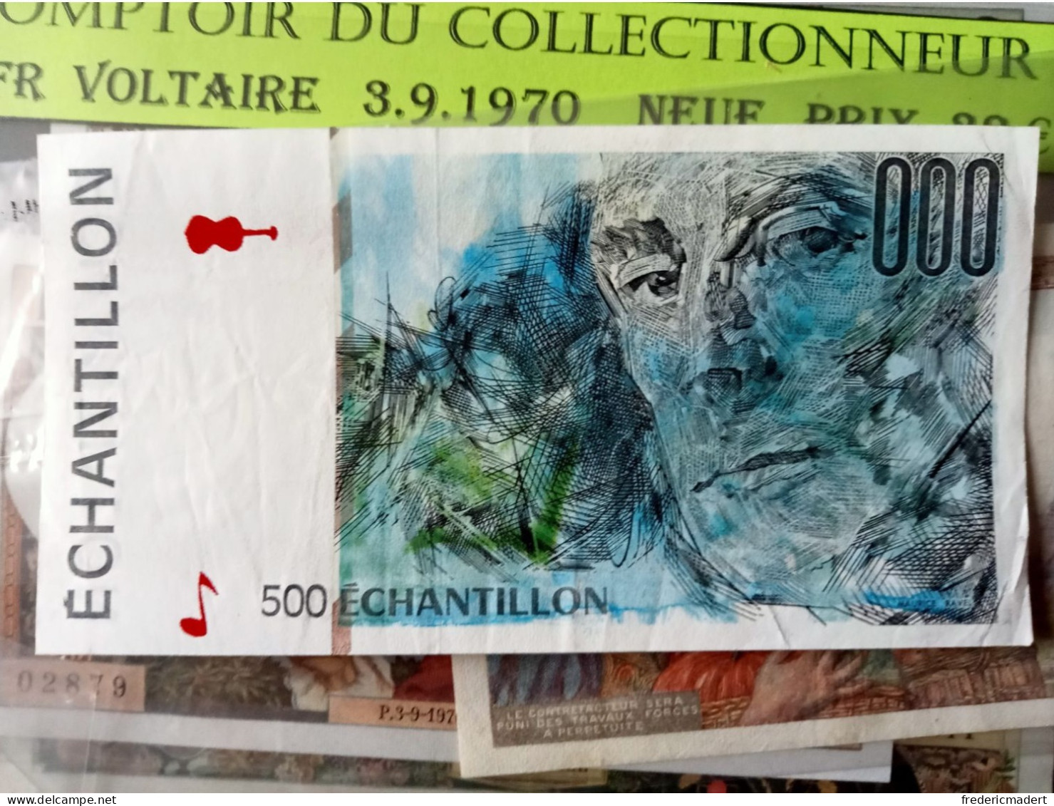 Billet De 00F Echantillon 500 - Fiktive & Specimen