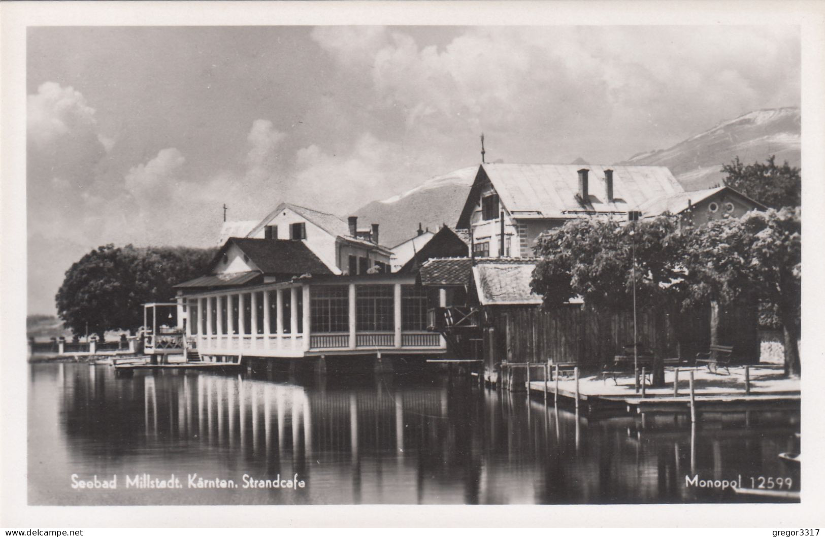 D8793) Seebad MILLSTATT - Kärnten - Strandcafe - Schöne Alte S/W AK - Millstatt