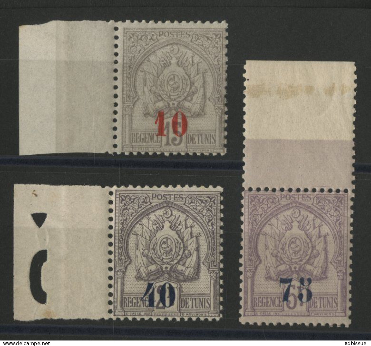 N° 42 + 44 + 45 Neufs ** (MNH) Cote 35 € Tous Avec Un Bord De Feuille. TB - Unused Stamps