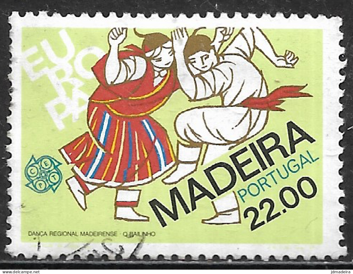 Portugal – 1981 Europa CEPT Madeira 22.00 Used Stamp - Usado