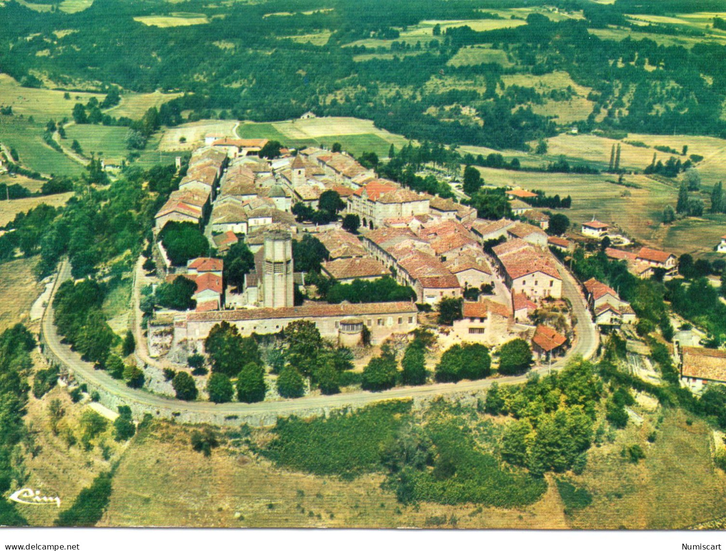 Tournon-d'Agenais Vue Aérienne Du Village - Tournon D'Agenais