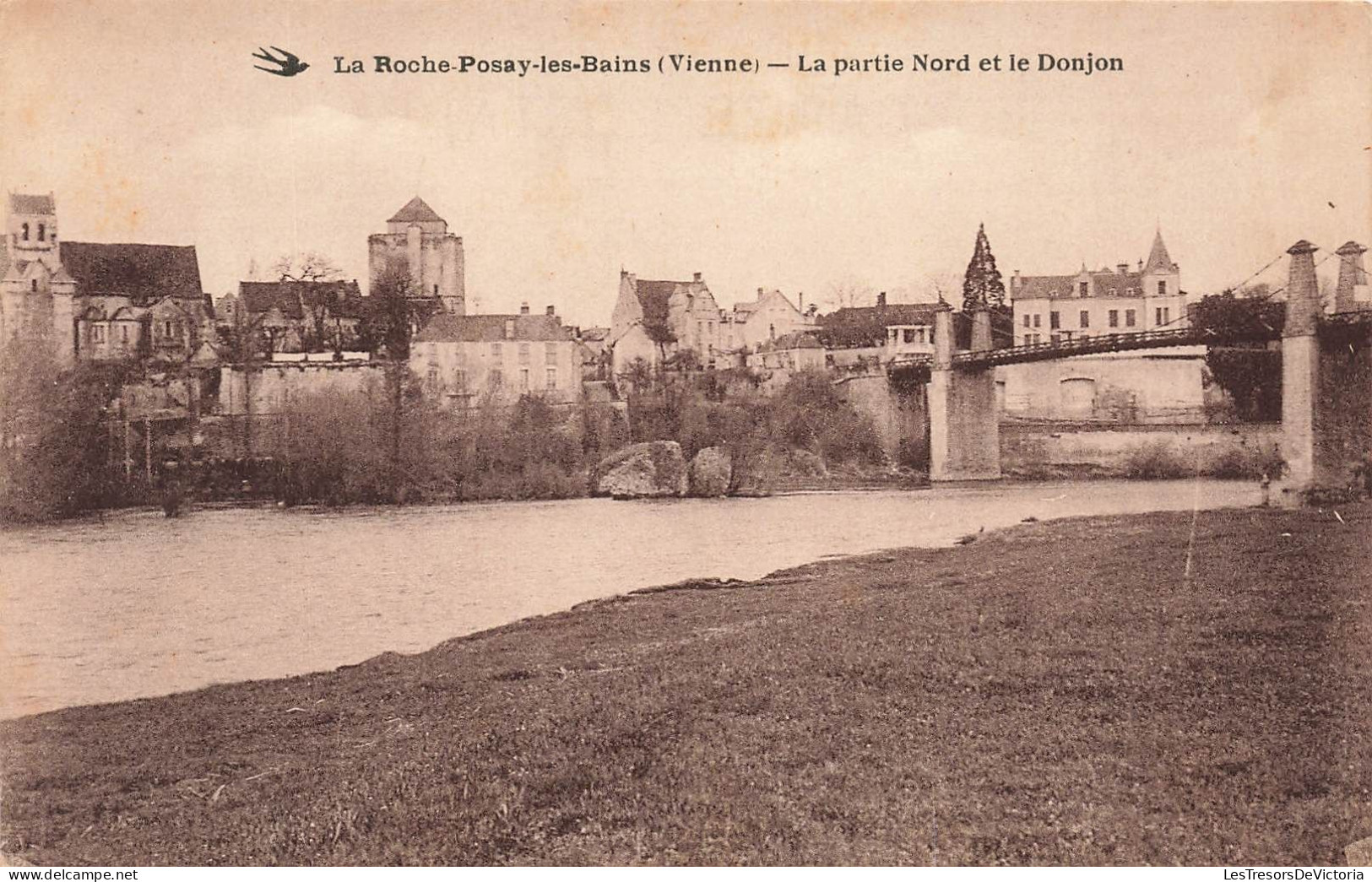 FRANCE - La Roche Posay Les Bains (Vienne) - La Partie Nord Et Le Donjon - Carte Postale Ancienne - La Roche Posay