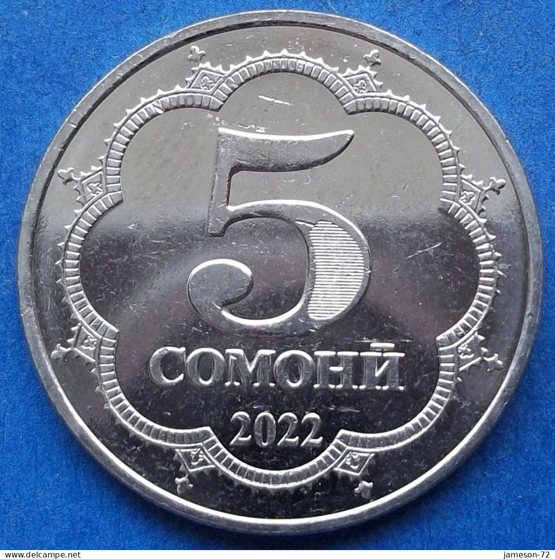 TAJIKISTAN - 5 Somoni 2022 "Sadriddin Ayni" KM# 58 Independent Republic (1991) - Edelweiss Coins - Tajikistan