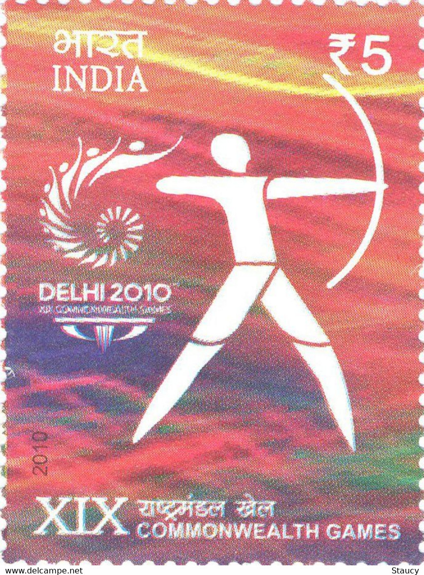 India 2010 Commonwealth Games - Archery 1v Stamp MNH As Per Scan - Tiro Con L'Arco