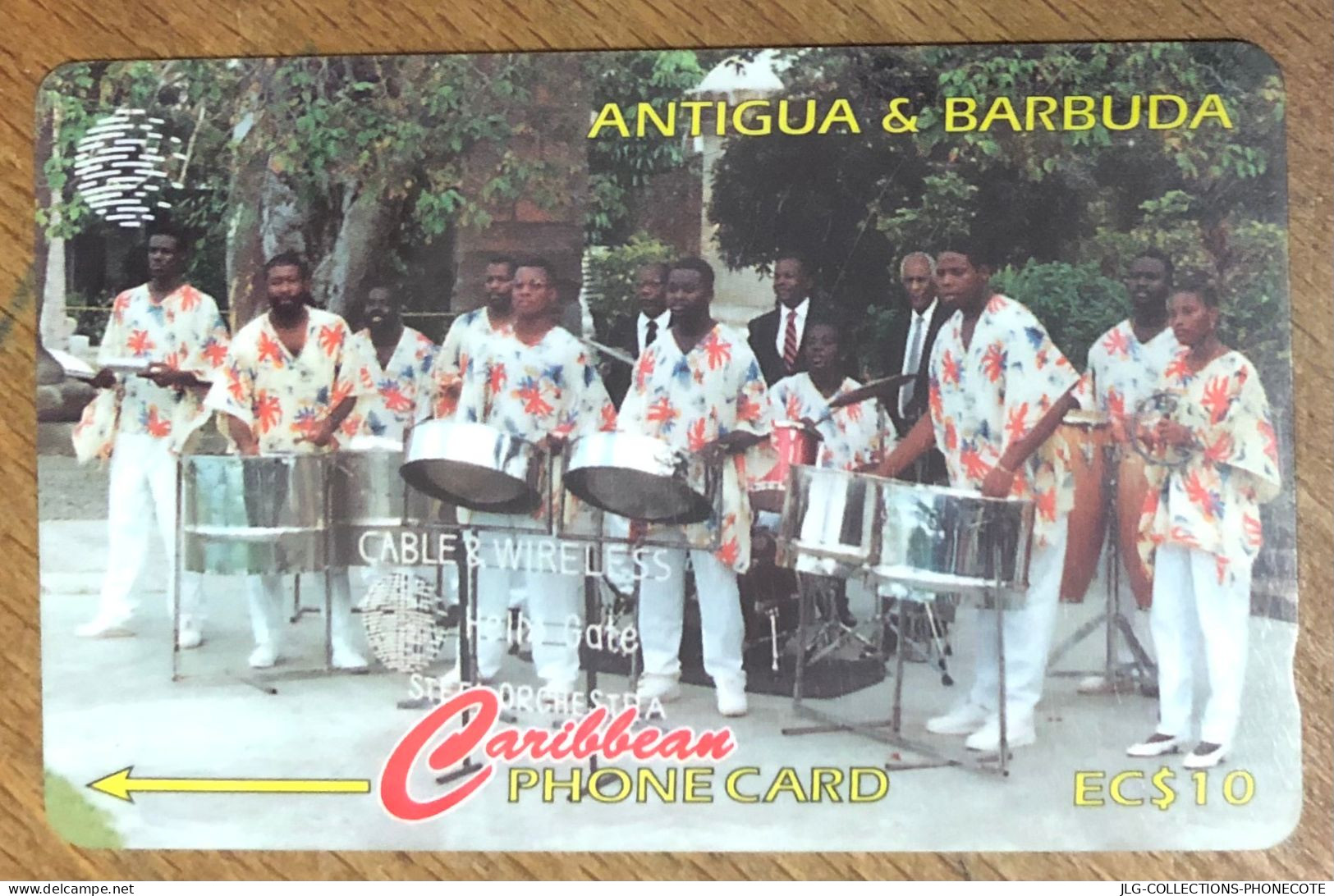 ANTIGUA & BARBUDA ORCHESTRA EC$ 10 CARIBBEAN CABLE & WIRELESS SCHEDA PREPAID TELECARTE TELEFONKARTE PHONECARD - Antigua And Barbuda