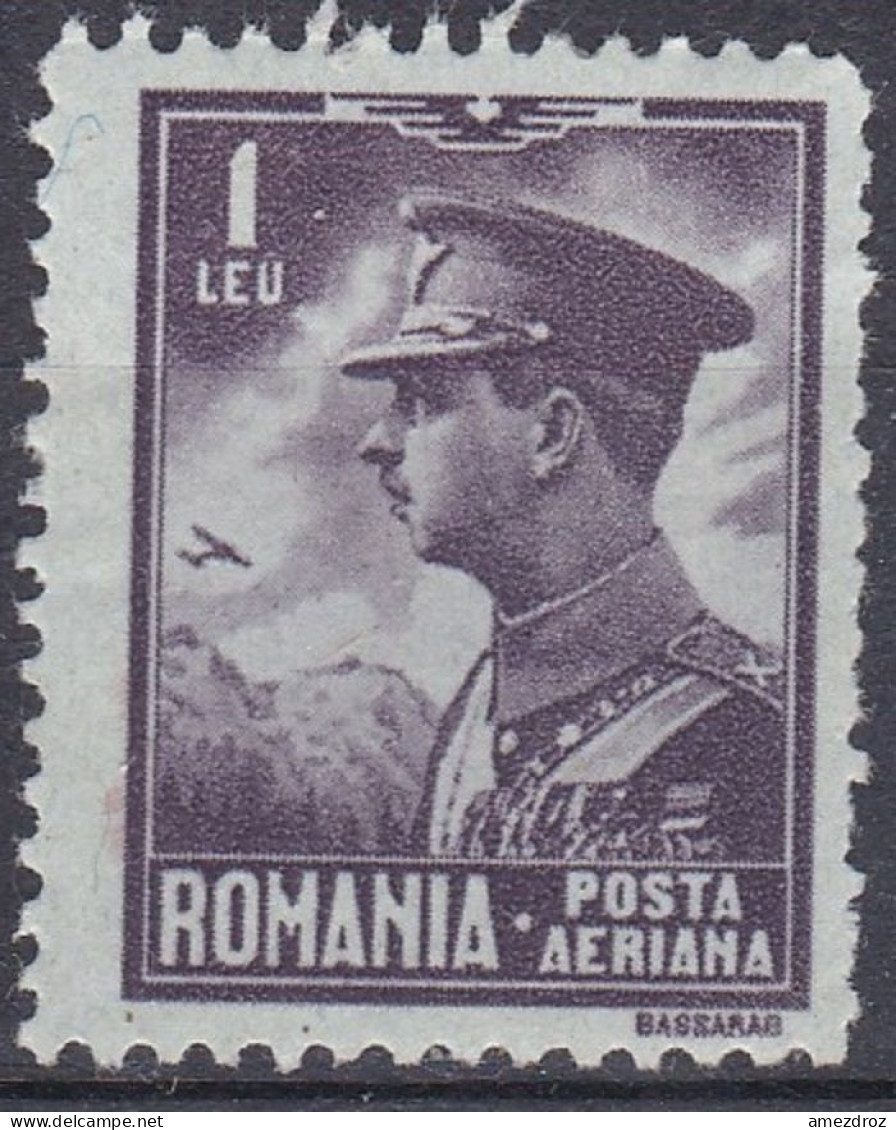 Roumanie 1930 Poste Aérienne N° 397 MH * - Roi Carol II (J2) - Unused Stamps