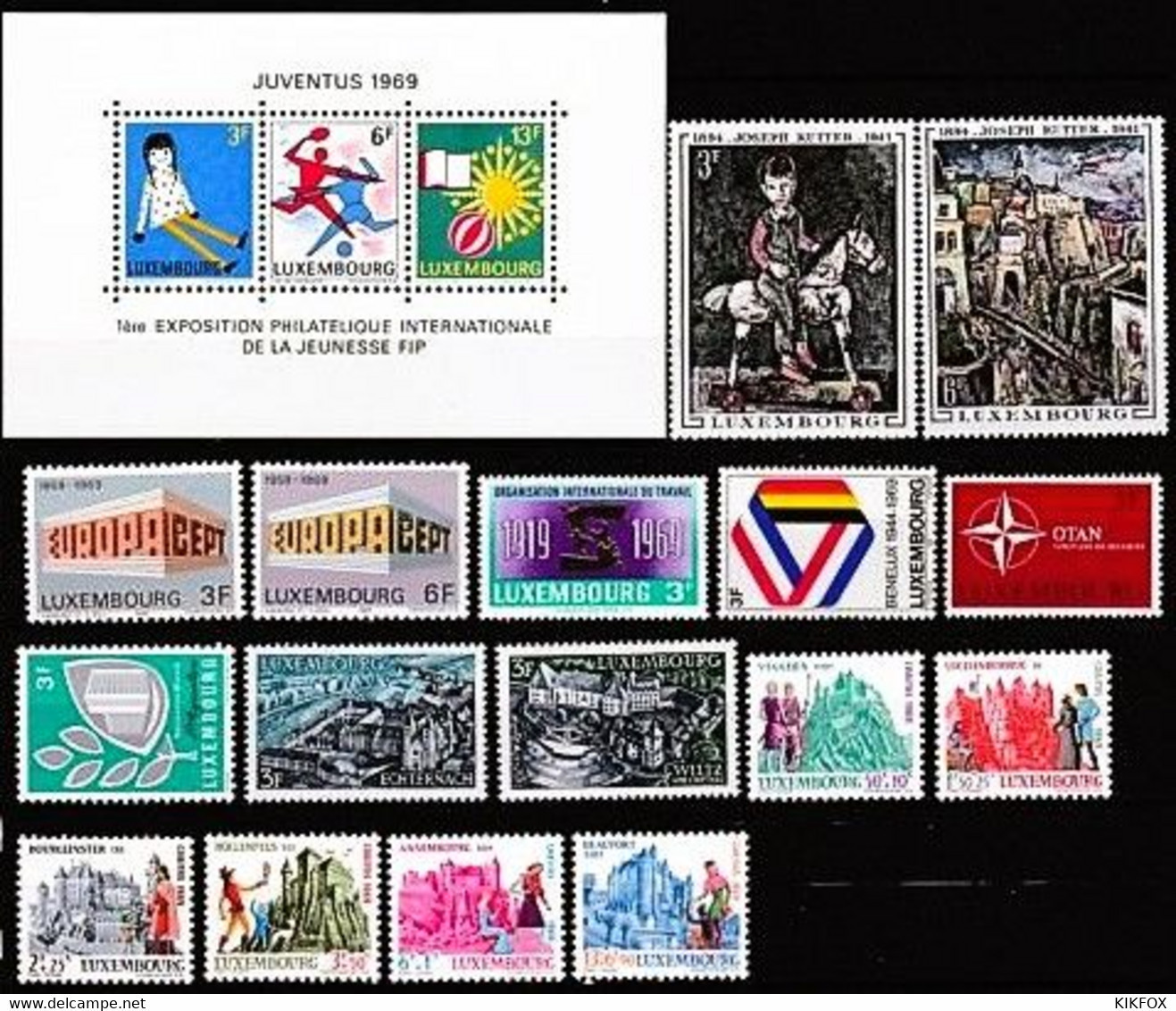 Luxembourg ,Luxemburg 1969 ,KOMPLETT,  Mi 785-803   Year , NEUF**. POSTFRISCH - Volledige Jaargang