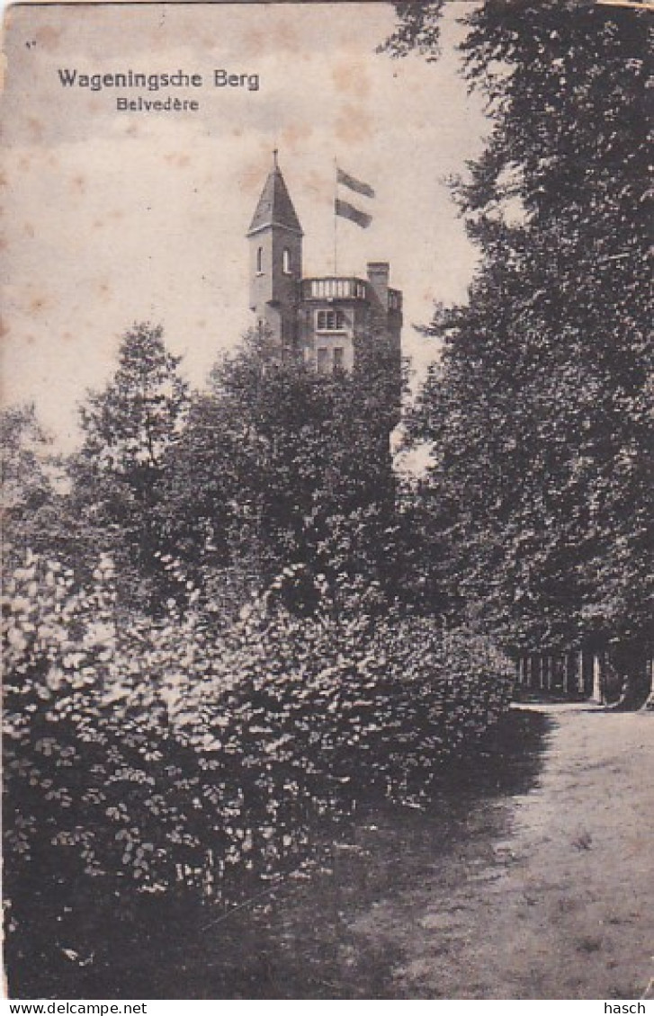 4843125Wageningsche Berg Belvedère. (zie Hoeken En Randen) - Wageningen