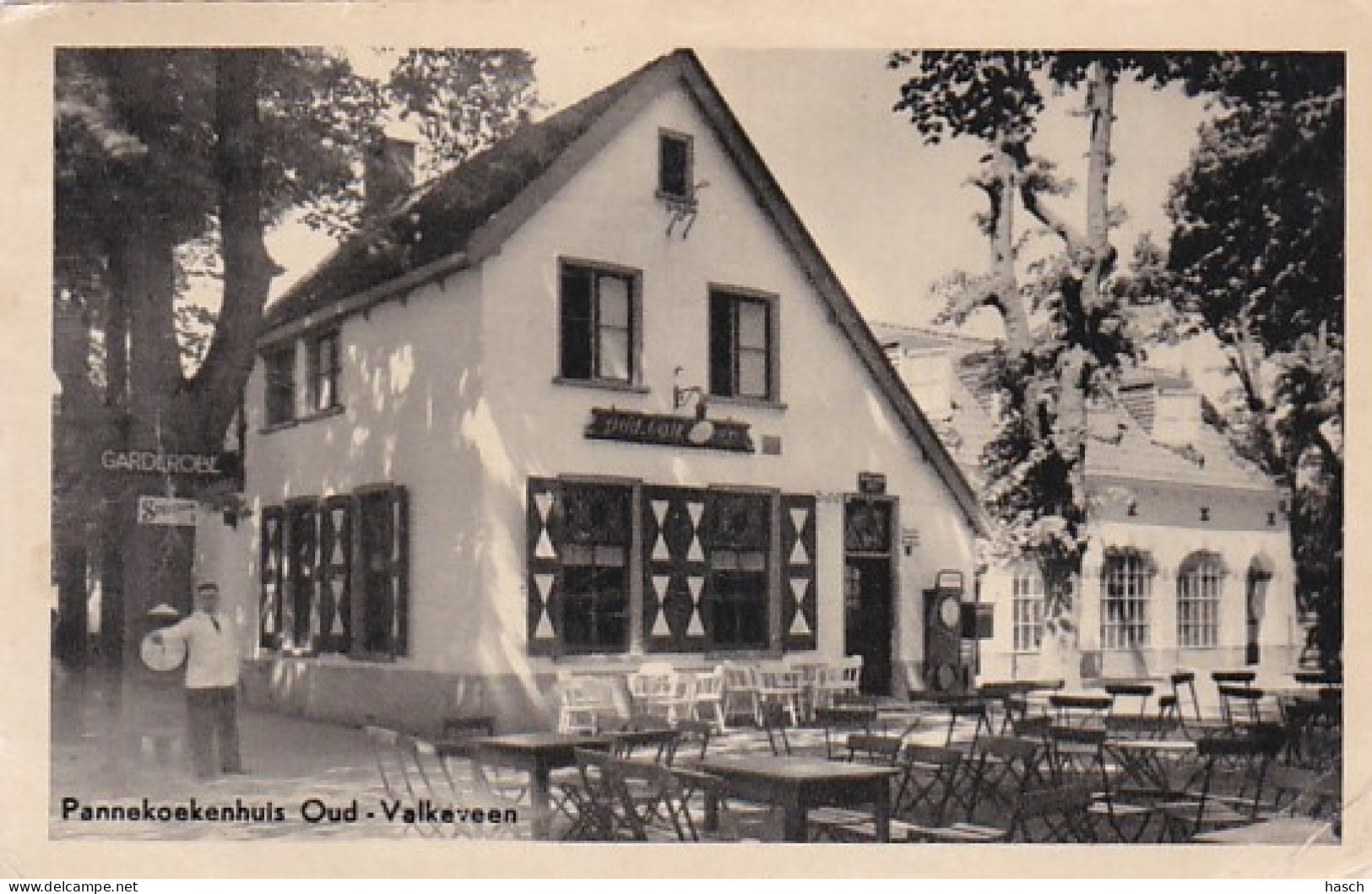 4843337Oud Valkeveen, Pannekoekenhuis. 1953. (diverse Vouwen) - Naarden