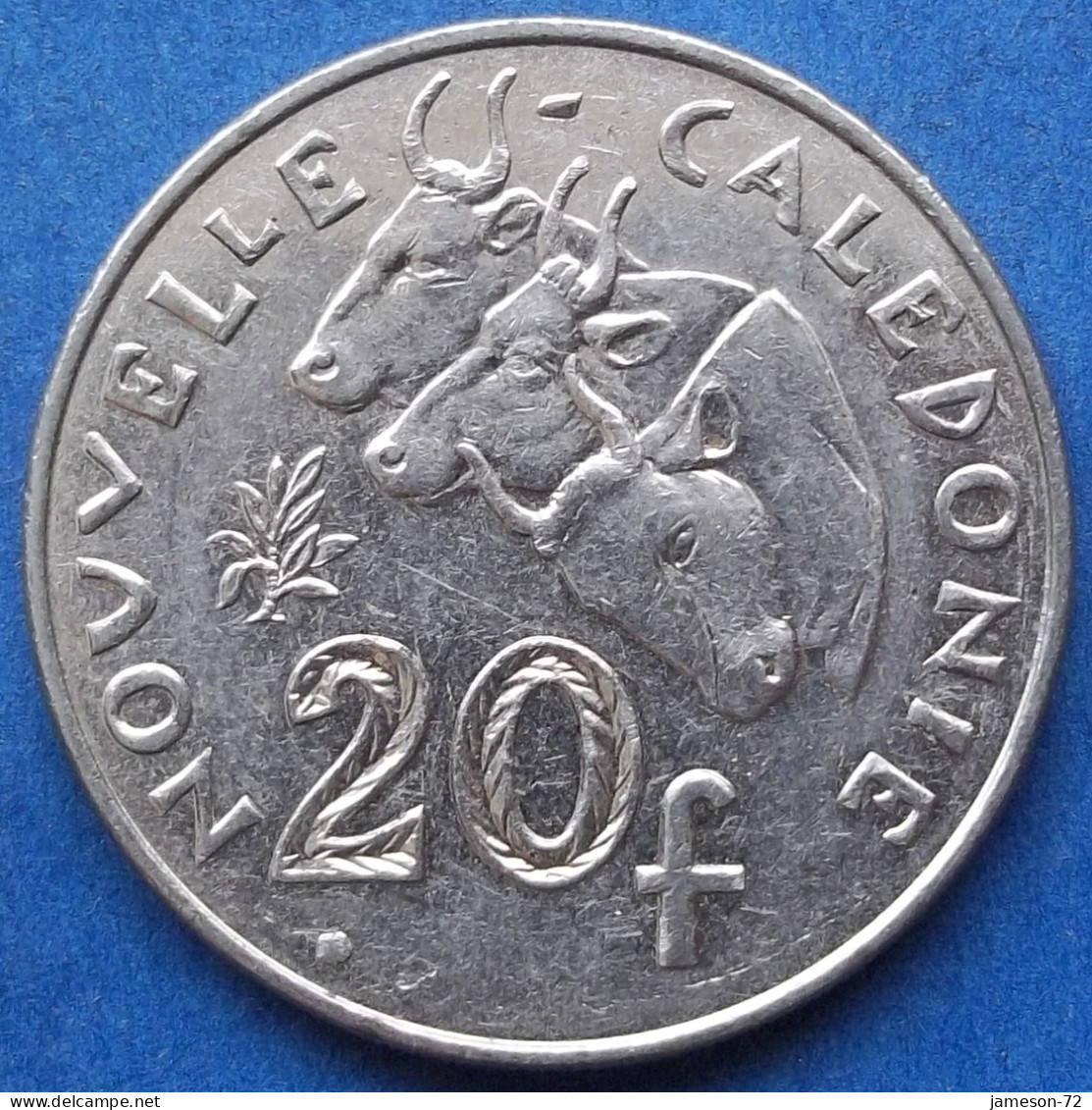 NEW CALEDONIA - 20 Francs 2004 "Three Ox" KM# 12 French Associated State (1998) - Edelweiss Coins - Nouvelle-Calédonie