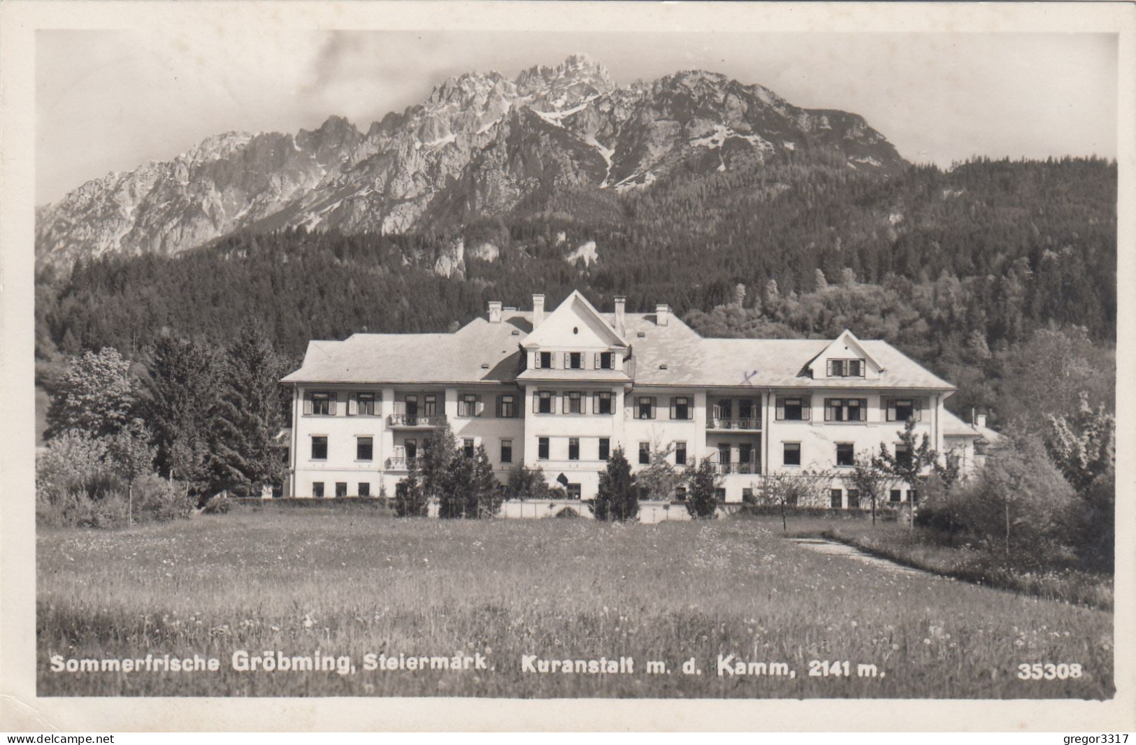 D8913) Sommerfrische GRÖBMING - Steiermark - Kuranstalt M. D. Kamm ALT ! 1942 - Gröbming