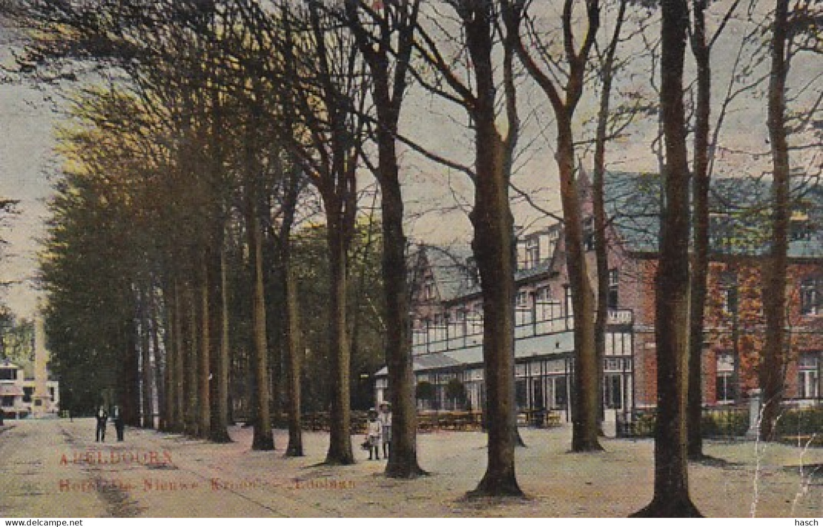 4842297Apeldoorn, Hotel De Nieuwe Kroon – Loolaan. (vouwen Rechtsonder) - Apeldoorn