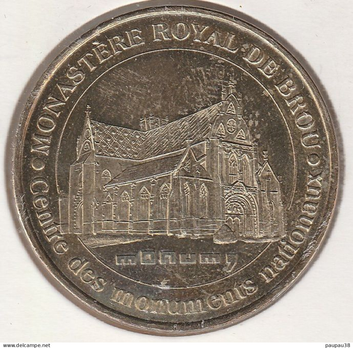 MONNAIE DE PARIS 2004 - 01 BOURG-EN-BRESSE Monastère De Brou - MONUM - 2004