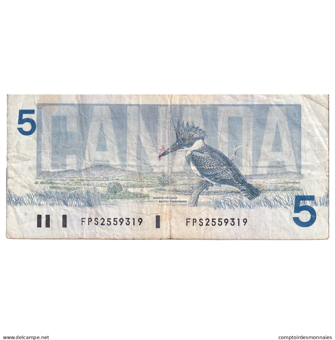 Billet, Canada, 5 Dollars, 1986, KM:95b, B - Kanada