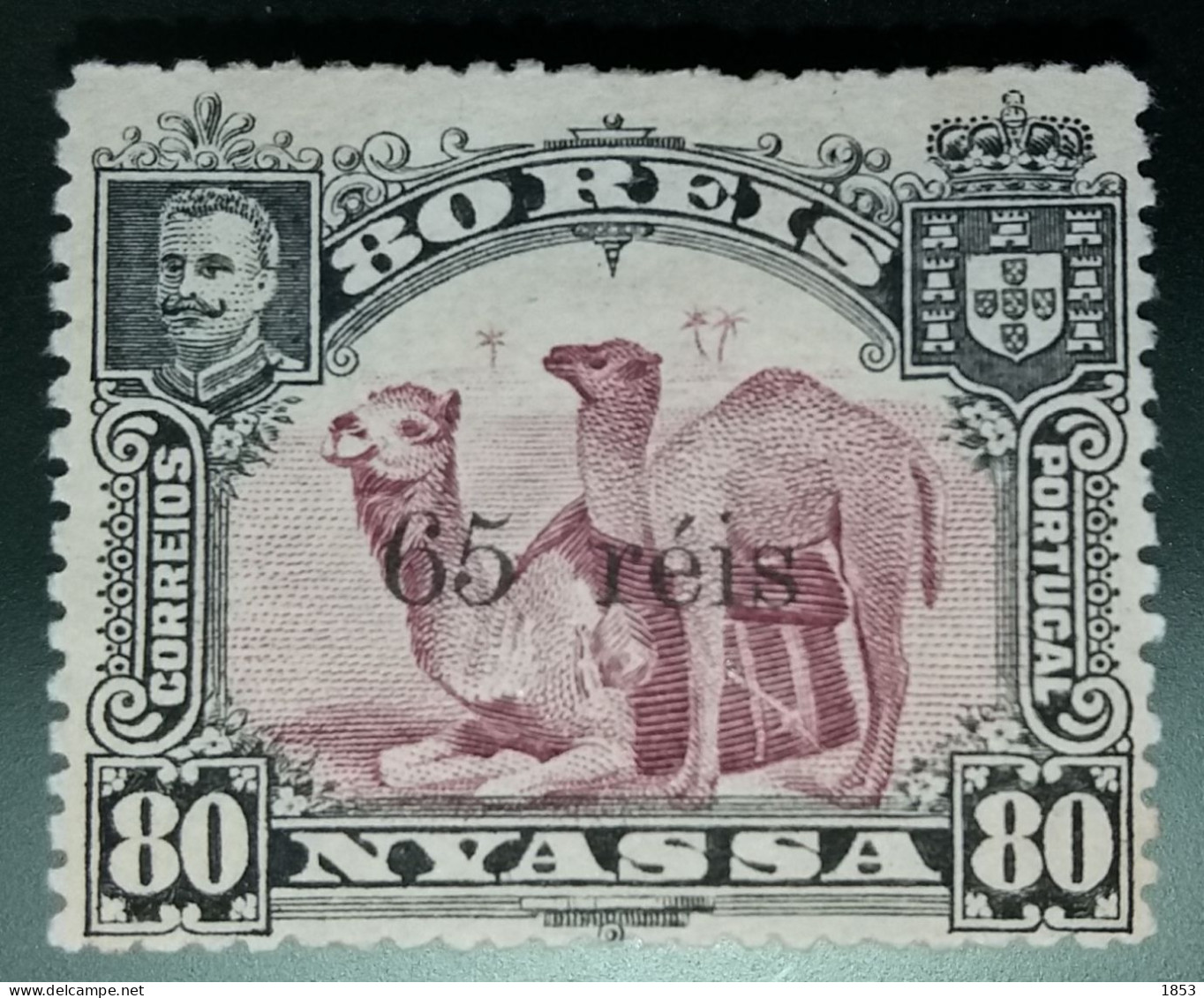 NYASSA - 1903 - D.CARLOS I. SELOS DE 1901, COM SOBRETAXA CE45 - Nyassaland