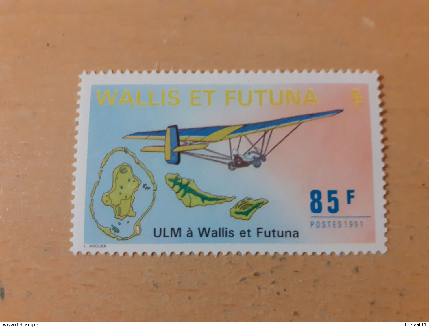TIMBRE  WALLIS-ET-FUTUNA    N  410    COTE  2,70  EUROS   NEUF  SANS   CHARNIERE - Unused Stamps